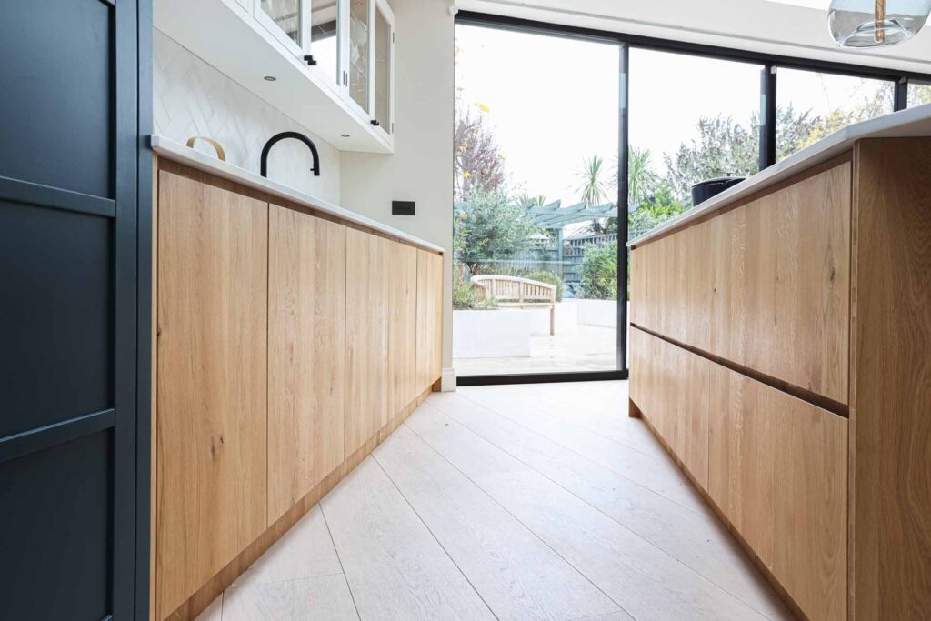 rustic oak drawers / solid wood kitchen/ bespoke kitchen